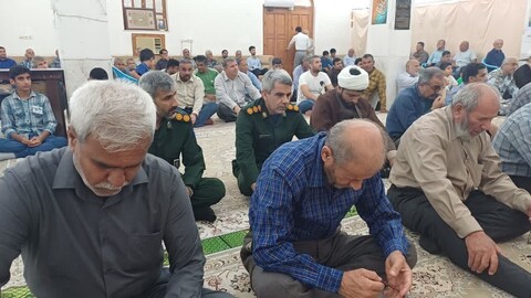 نماز جمعه بندرریگ به روایت تصویر