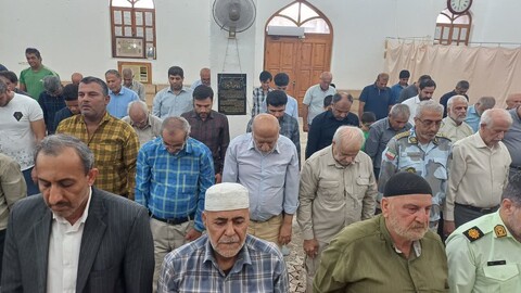 نماز جمعه بندرریگ به روایت تصویر