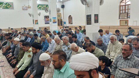 نماز جمعه بندرریگ به روایت تصویر