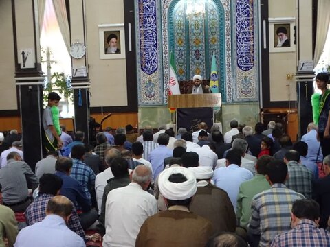 تصاویر/ اقامه نماز جمعه شهرستان چهاربرج