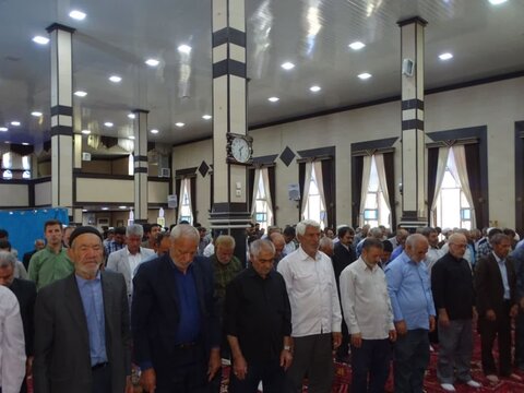 تصاویر/ اقامه نماز جمعه شهرستان چهاربرج