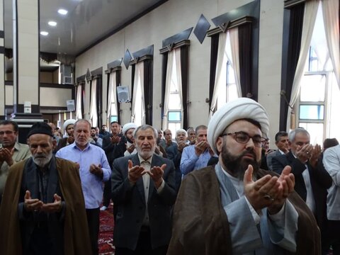 تصاویر/ اقامه نماز جمعه شهرستان چهاربرج