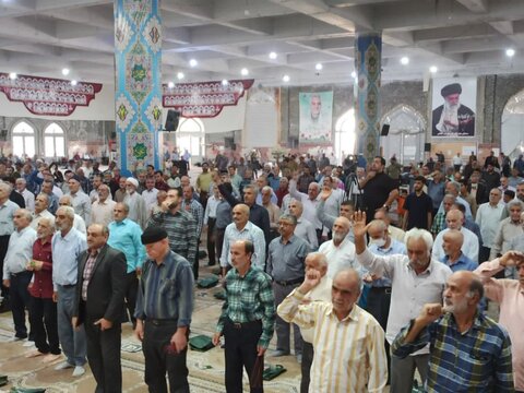 تصاویر/نمازعبادی سیاسی جمعه کاشان