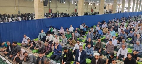 تصاویر/ آیین عبادی سیاسی نماز جمعه خوی