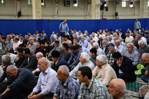 تصاویر/ آیین عبادی سیاسی نماز جمعه خوی