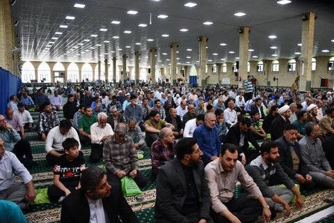 تصاویر/ آیین عبادی سیاسی نماز جمعه خوی