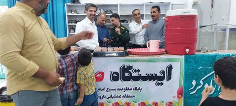 نمازجمعه امروز شهر جم به روایت تصویر