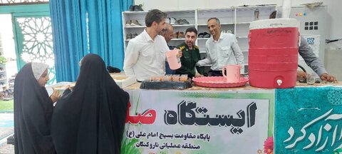 نمازجمعه امروز شهر جم به روایت تصویر