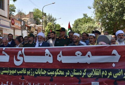 تصاویر/راهپیمایی « جمعه خشم» مردم شهر سنندج