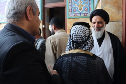 مراسم ترحیم و ذکر فاتحه همشیره نماینده ولی فقیه در خوزستان