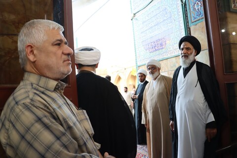 مراسم ترحیم و ذکر فاتحه همشیره نماینده ولی فقیه در خوزستان