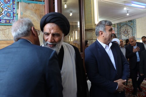 مراسم ترحیم و ذکر فاتحه همشیره نماینده ولی فقیه در خوزستان