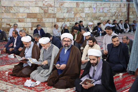 مراسم ترحیم و ذکر فاتحه همشیره نماینده ولی فقیه در خوزستان