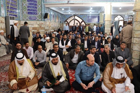 مراسم ترحیم و ذکر فاتحه همشیره نماینده ولی فقیه در خوزستان