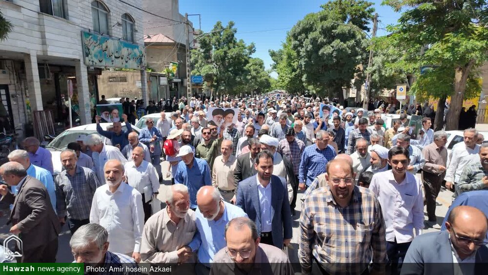 فریاد همدانیها علیه جنایات رژیم صهیونیستی در «جمعه خشم»
