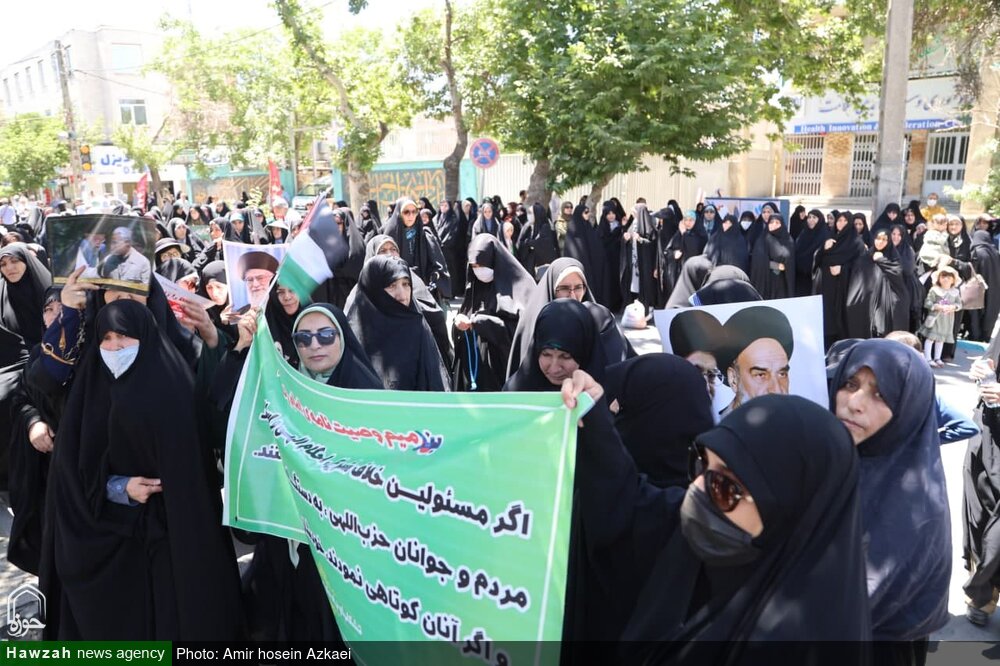 فریاد همدانی‌ها علیه جنایات رژیم صهیونیستی در «جمعه خشم»