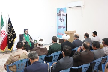 تصاویر/ جلسه قرارگاه جهاد تببین در شهرستان مهران