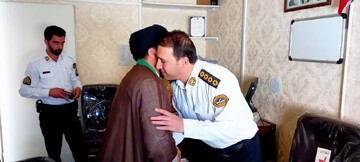 تصاویر/ دیدار امام جمعه آبدانان با فرمانده راهنمایی و رانندگی