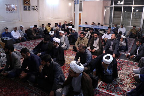 تصاویر/ گردهمایی جمعی از طلاب بیجار