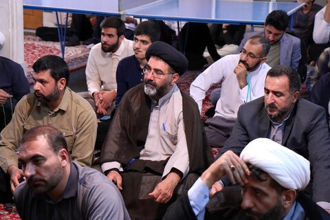 تصاویر/ گردهمایی جمعی از طلاب بیجار