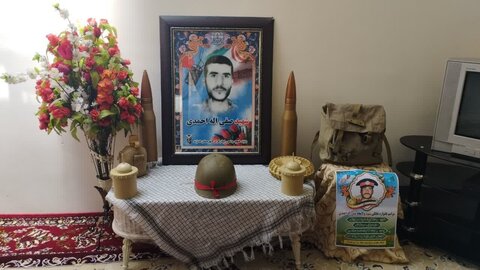تصاویر/یادواره خانگی شهید صفی الله احمدی در شازند