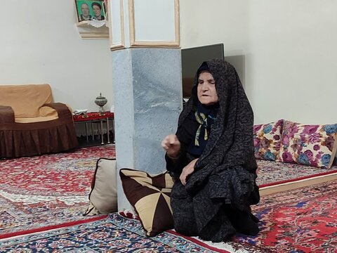 دیدار با مادر شهید نظامعلی رمضانی