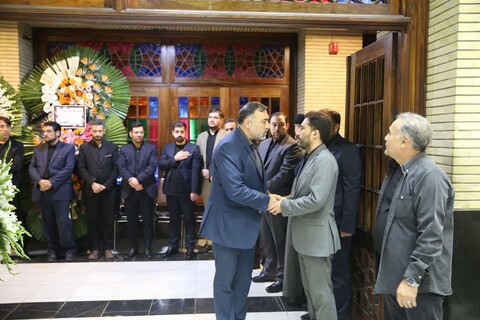 تصاویر/ مراسم ترحیم حجت الاسلام و المسلمین  یوسف پور در مسجد نور تهران