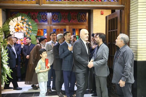 تصاویر/ مراسم ترحیم حجت الاسلام و المسلمین  یوسف پور در مسجد نور تهران