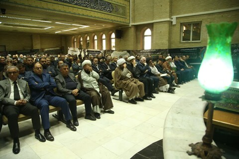 تصاویر/ مراسم ترحیم حجت الاسلام و المسلمین  یوسف پور در مسجد نور تهران