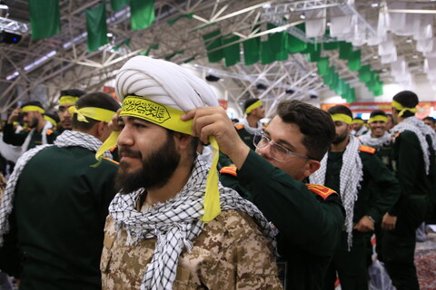 تصاویر / آیین بدرقه کاروان دو امدادی «عاشقان حسینی، زائران خمینی»