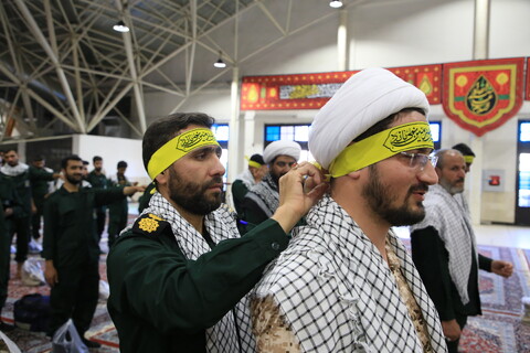 تصاویر / آیین بدرقه کاروان دو امدادی «عاشقان حسینی، زائران خمینی»