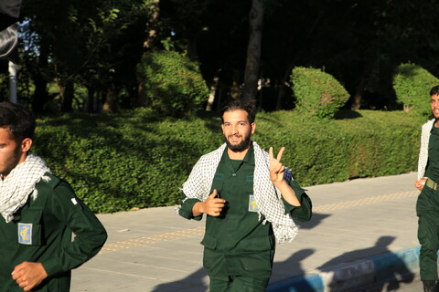 تصاویر / آیین بدرقه کاروان دو امدادی «عاشقان حسینی، زائران خمینی»