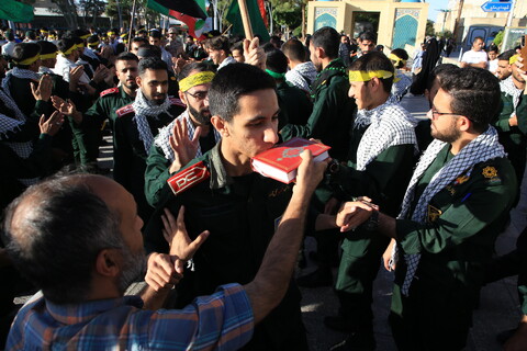 تصاویر / آیین بدرقه کاروان دو امدادی «عاشقان حسینی، زائران خمینی»