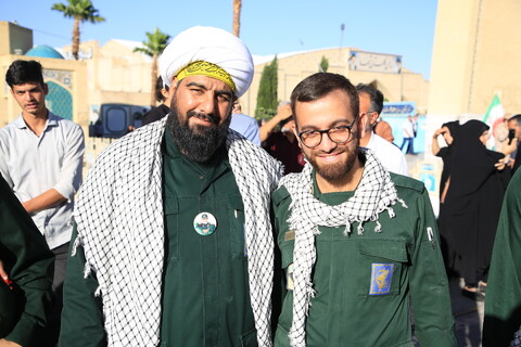 تصاویر / آیین بدرقه کاروان دو امدادی «عاشقان حسینی، زائران خمینی»