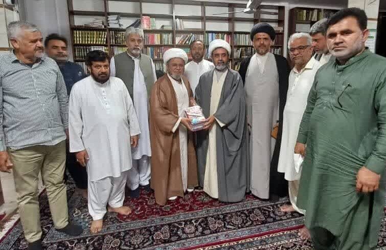 علامہ شبیر میثمی کا مرکز احیائے آثار برصغیر شعبہ قم کا دورہ