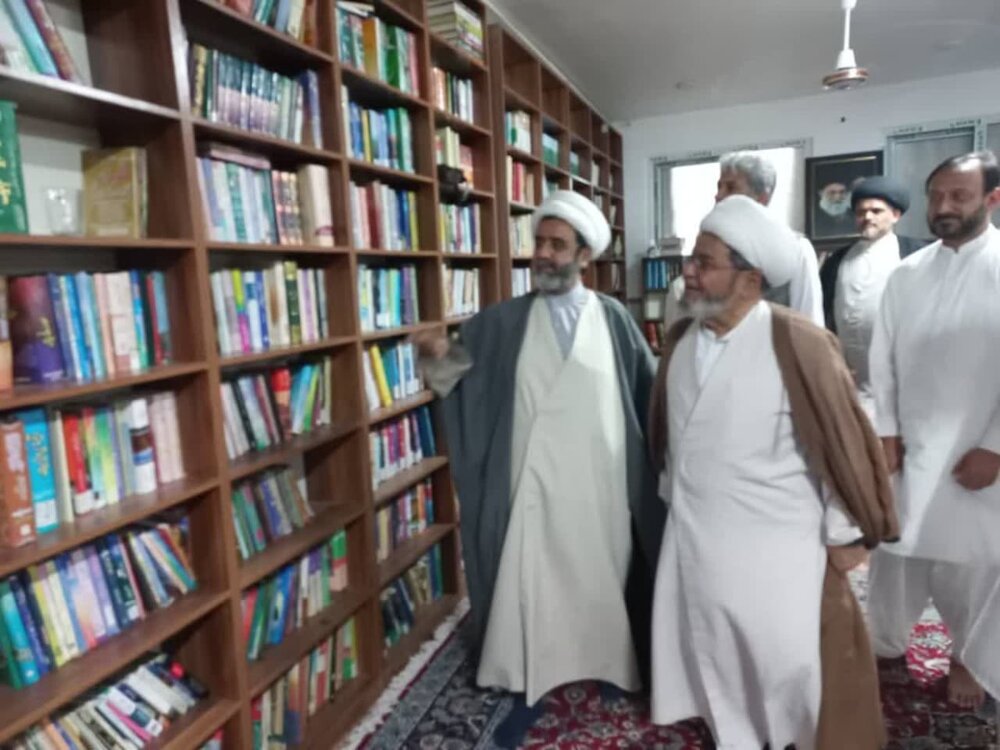 علامہ شبیر میثمی کا مرکز احیائے آثار برصغیر شعبہ قم کا دورہ