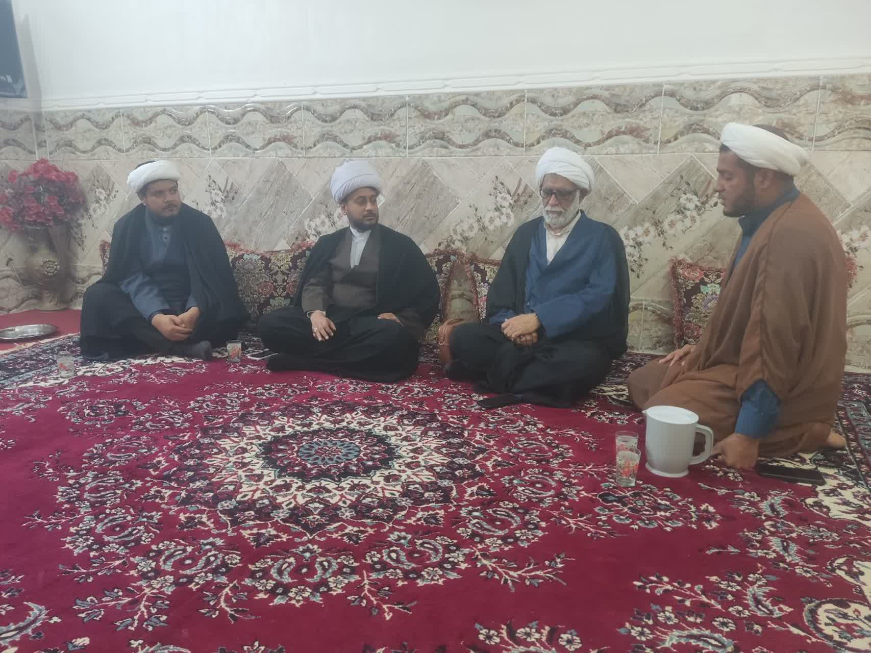 بازدید معاون تبلیغ و امور فرهنگی حوزه علمیه استان هرمزگان از مبلغین شهرستان میناب