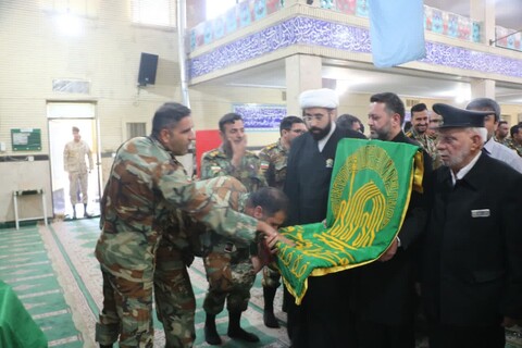 تصاویر|حضور خادمان رضوی در گروه 44 توپخانه نزاجا