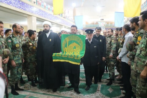 تصاویر|حضور خادمان رضوی در گروه 44 توپخانه نزاجا