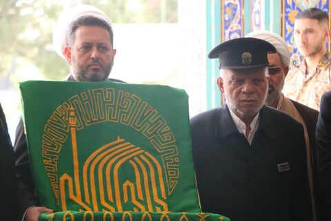 تصاویر|حضور خادمان رضوی در گروه 44 توپخانه نزاجا