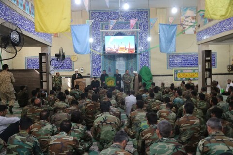 تصاویر|حضور خادمان رضوی در گروه 44 توپخانه نزاجا