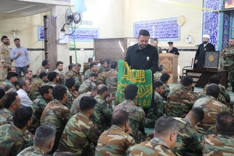 تصاویر|حضور خادمان رضوی در گروه 44 توپخانه نزاجا