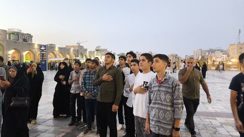 اردوی زیارتی و سیاحتی طلاب مدرسه علمیه ثامن الائمه(ع) حاجی‌آباد به مشهد مقدس