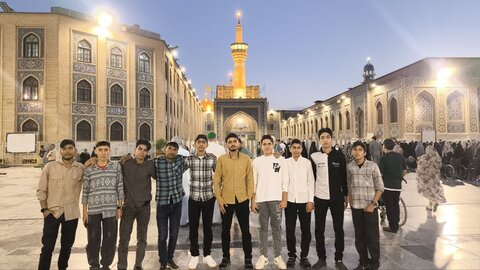اردوی زیارتی و سیاحتی طلاب مدرسه علمیه ثامن الائمه(ع) حاجی‌آباد به مشهد مقدس