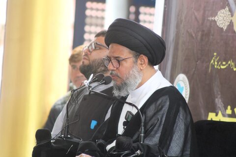 مرحوم آیت اللہ آغا سید محمد باقر ؒ الموسوی کے چہلم کے مناسبت سے مرکزی امام باڑہ بڈگام میں مجلس عزا