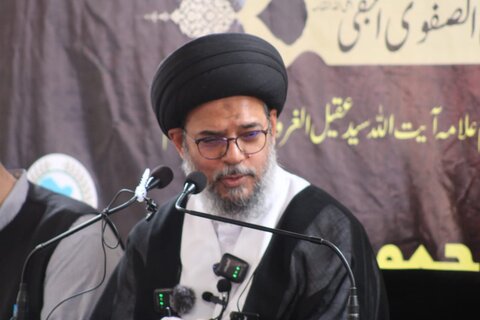 مرحوم آیت اللہ آغا سید محمد باقر ؒ الموسوی کے چہلم کے مناسبت سے مرکزی امام باڑہ بڈگام میں مجلس عزا