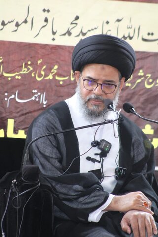 مرحوم آیت اللہ آغا سید محمد باقر ؒ الموسوی کے چہلم کے مناسبت سے مرکزی امام باڑہ بڈگام میں مجلس عزا