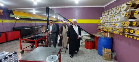 تصاویر/ بازدید امام جمعه میاندوآب از کارخانه آرسال