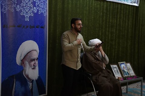 تصاویر/ آیین نکوداشت 80 سال مجاهدت آیت الله شیخ عزیزالله خسروی در خوی