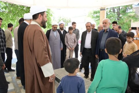 تصاویر/ آیین نکوداشت 80 سال مجاهدت آیت الله شیخ عزیزالله خسروی در خوی
